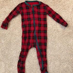 KicKee Pants Christmas Plaid Coveralls